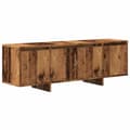 Miniatyrbilde 3 av 11: vidaXL TV-benk gammelt tre 120x30x40,5 cm konstruert tre