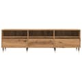 Miniatyrbilde 4 av 10: vidaXL TV-benk artisan eik 150x30x44,5 cm konstruert tre