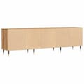 Miniatyrbilde 7 av 10: vidaXL TV-benk artisan eik 150x30x44,5 cm konstruert tre