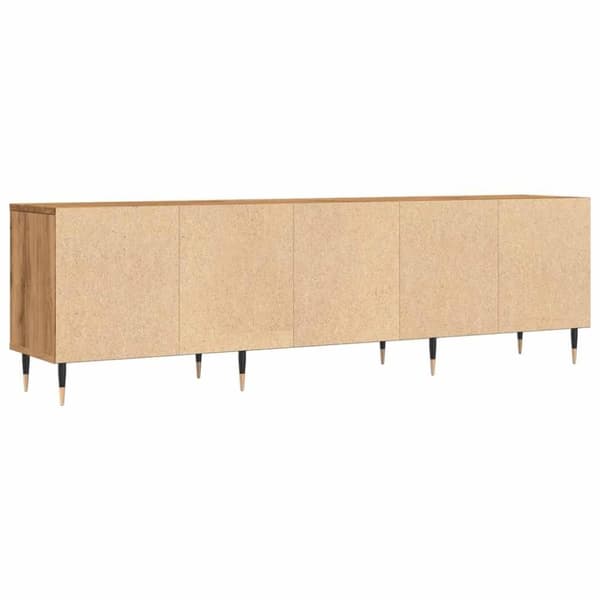 vidaXL TV-benk artisan eik 150x30x44,5 cm konstruert tre