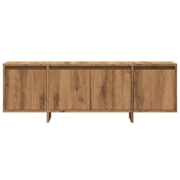 vidaXL TV-benk artisan eik 120x30x40,5 cm konstruert tre