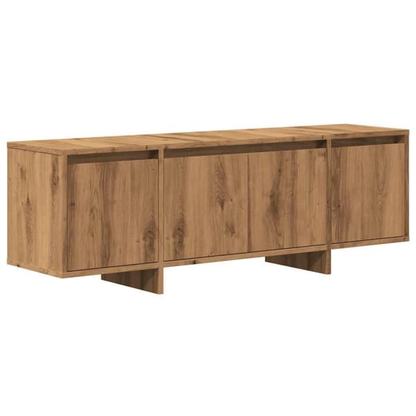 vidaXL TV-benk artisan eik 120x30x40,5 cm konstruert tre