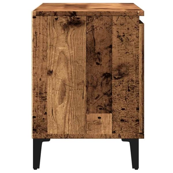 vidaXL tv-bord 102x35x50 cm konstrueret træ antikt trælook
