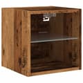 Pikkukuva 3 / 11: vidaXL TV-seinäkaappi LED-valoilla vanhaa puuta 30x28,5x30 cm