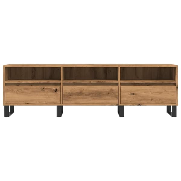 vidaXL TV-taso käsityöläinen tammi 150x30x44,5 cm tekninen puu
