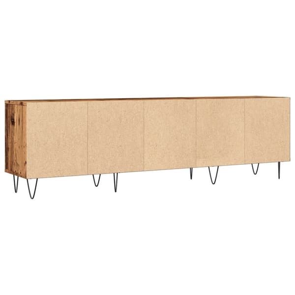 vidaXL TV-benk gammelt tre 150x30x44,5 cm konstruert tre