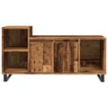 Miniatyrbilde 5 av 11: vidaXL TV-benk gammelt tre 100x35x55 cm konstruert tre