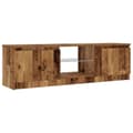 Pikkukuva 7 / 11: vidaXL TV-kaappi LED-valoilla vanha puu 120x30x36 cm teknillinen puu