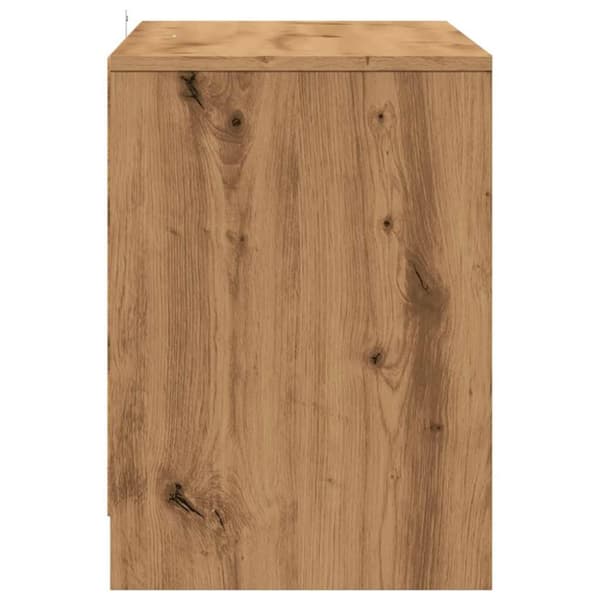 vidaXL TV-benk artisan eik 102x37,5x52,5 cm konstruert tre