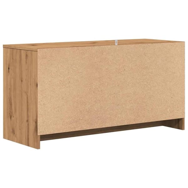 vidaXL TV-benk artisan eik 102x37,5x52,5 cm konstruert tre