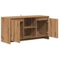 Miniatyrbilde 8 av 11: vidaXL TV-benk artisan eik 102x37,5x52,5 cm konstruert tre