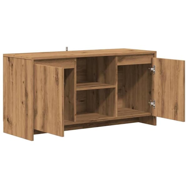 vidaXL TV-benk artisan eik 102x37,5x52,5 cm konstruert tre