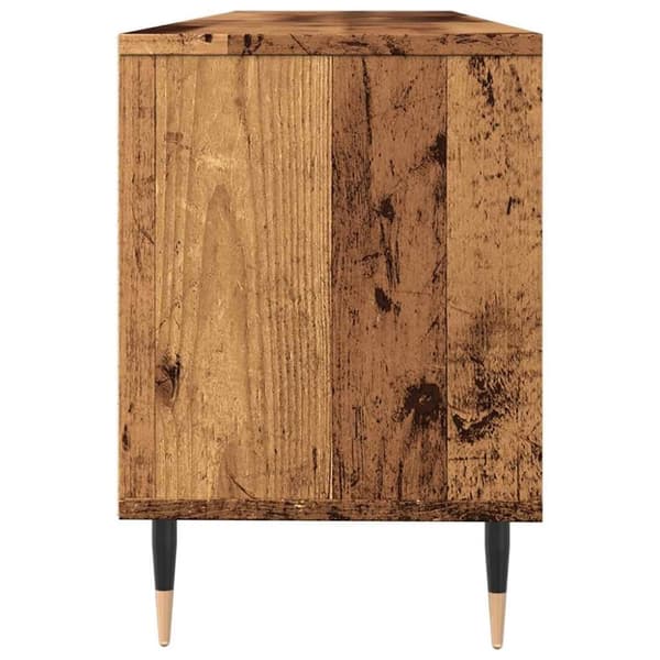 vidaXL tv-bord 150x30x44,5 cm konstrueret træ antikt trælook