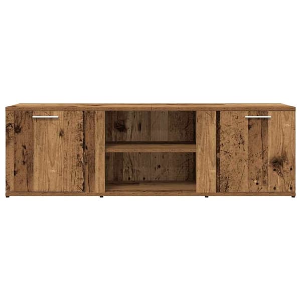 vidaXL TV-bänk åldrat trä 120x34x37 cm konstruerat trä