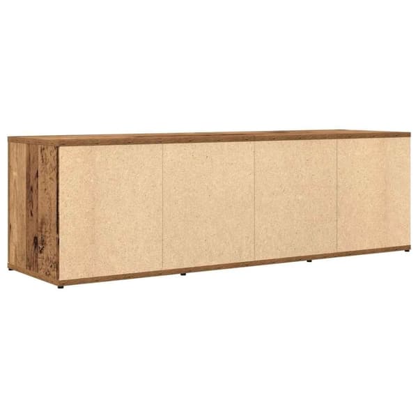 vidaXL TV-bänk åldrat trä 120x34x37 cm konstruerat trä