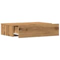 Miniatyrbilde 8 av 11: vidaXL TV-benk med LED-lys artisan eik 60x35x15,5 cm