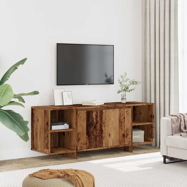 vidaXL TV Kaappi vanhaa puuta 130x35x50 cm tekninen puu