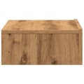 Miniatyrbilde 9 av 11: vidaXL TV-benker med LED-lys 2 stk artisan eik 60x35x15,5 cm