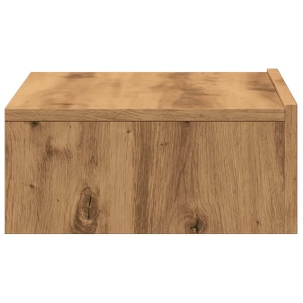 vidaXL TV-benker med LED-lys 2 stk artisan eik 60x35x15,5 cm