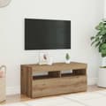 Pikkukuva 5 / 11: vidaXL TV-kaappi LED-valoilla käsityöläinen tammi 90x35x40 cm