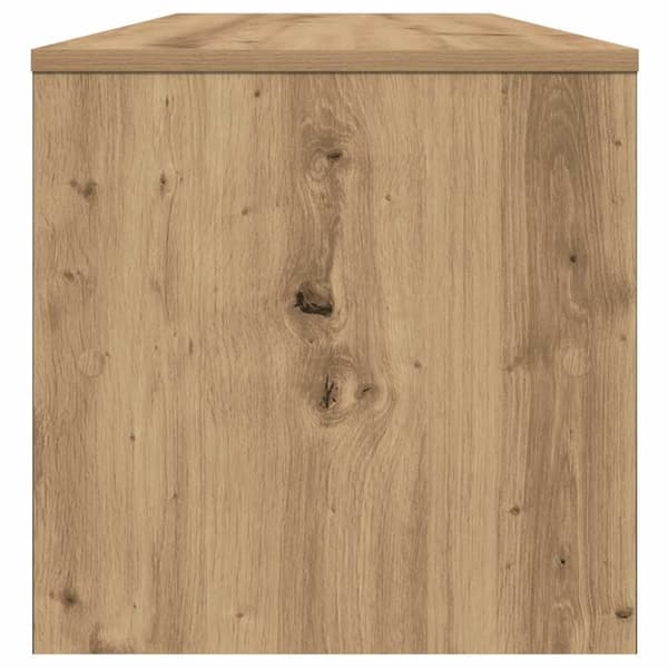 vidaXL Tv-bänk artisan ek 100x40x40 cm konstruerat trä