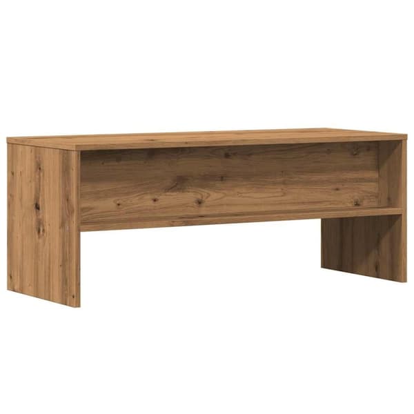 vidaXL Tv-bänk artisan ek 100x40x40 cm konstruerat trä