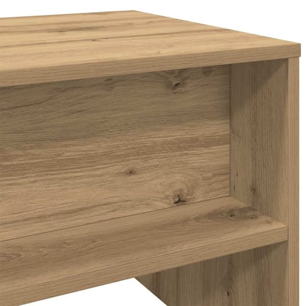 vidaXL Tv-bänk artisan ek 100x40x40 cm konstruerat trä