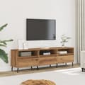Miniatyrbild 2 av 11: vidaXL Tv-bänk artisan ek 150x30x44,5 cm konstruerat trä