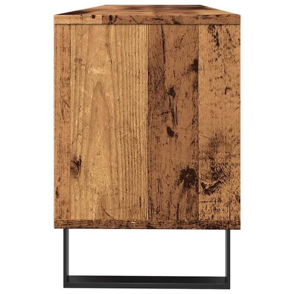 vidaXL tv-bord 150x30x44,5 cm konstrueret træ antikt trælook