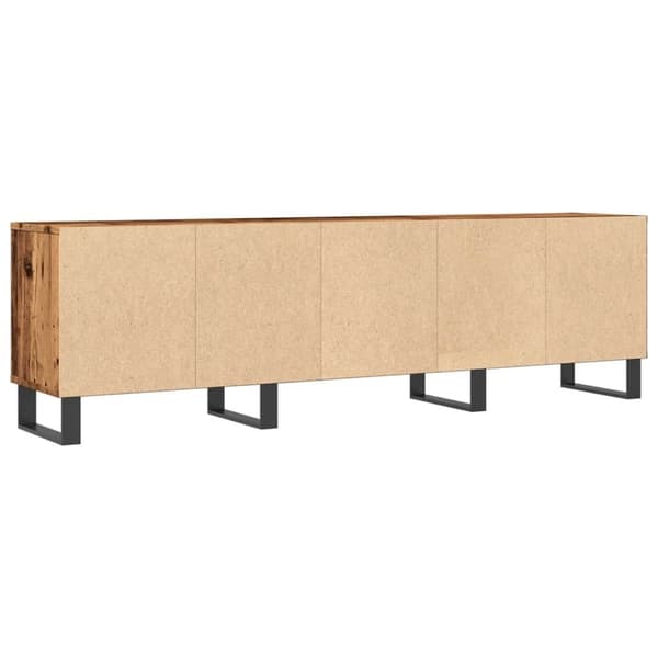 vidaXL tv-bord 150x30x44,5 cm konstrueret træ antikt trælook
