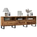 Miniatyrbillede 2 af 11: vidaXL tv-bord 150x30x44,5 cm konstrueret træ antikt trælook