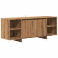 Miniatyrbilde 1 av 11: vidaXL TV-benk artisan eik 130x35x50 cm konstruert tre