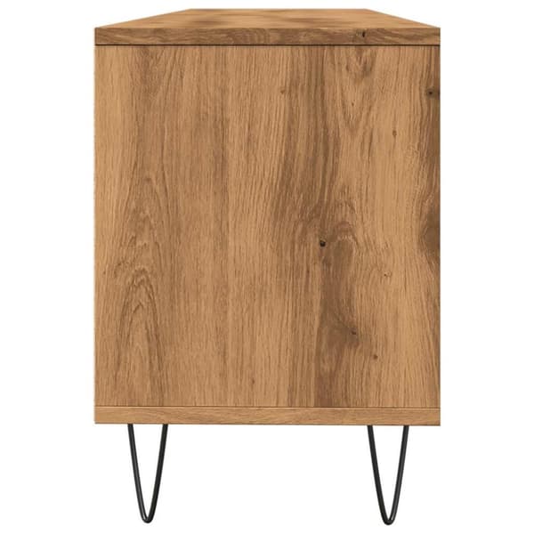 vidaXL Tv-bänk artisan ek 150x30x44,5 cm konstruerat trä