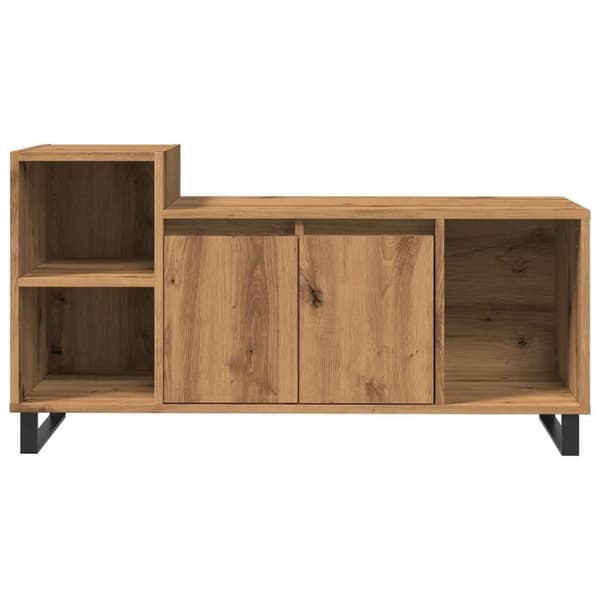 vidaXL Tv-bänk artisan ek 100x35x55 cm konstruerat trä