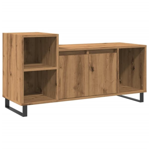vidaXL Tv-bänk artisan ek 100x35x55 cm konstruerat trä