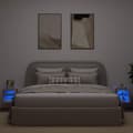 Miniatyrbilde 6 av 11: vidaXL Vegghengt TV-benk med LED 2 stk artisan eik 30x28,5x30 cm