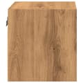 Miniatyrbilde 9 av 11: vidaXL Vegghengt TV-benk med LED 2 stk artisan eik 30x28,5x30 cm