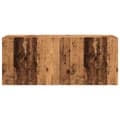 Miniatyrbilde 6 av 11: vidaXL Vegghengt TV-benk gammelt tre 100x30x41 cm