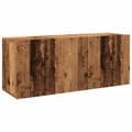 Miniatyrbilde 1 av 11: vidaXL Vegghengt TV-benk gammelt tre 100x30x41 cm