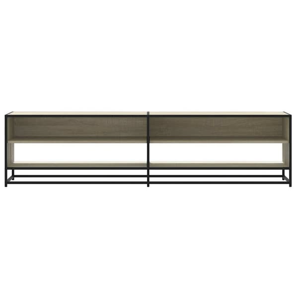 vidaXL TV-taso Sonoma-tammi 180,5x40x46 cm tekninen puu