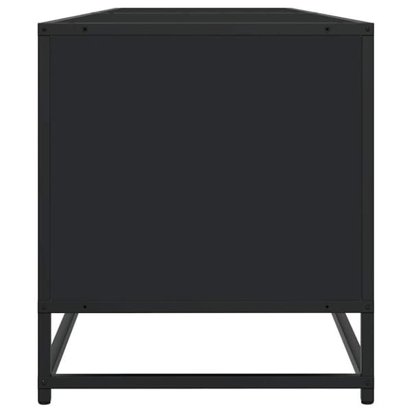 vidaXL Tv-bänk svart 180,5x40x46 cm konstruerat trä