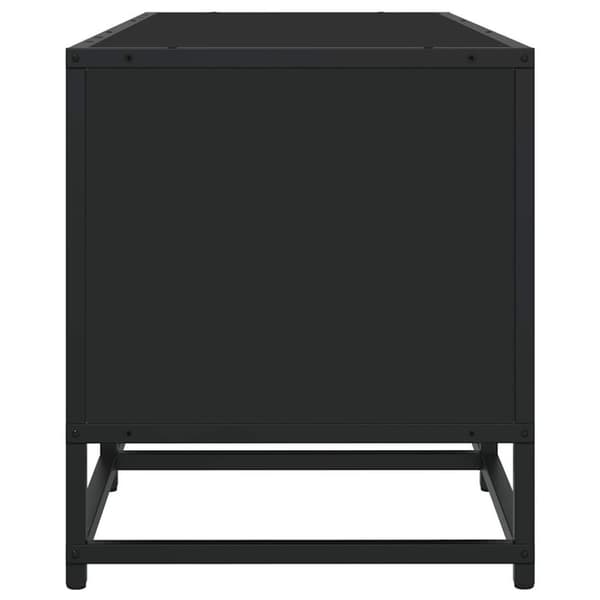 vidaXL TV-taso musta 210x35x41 cm tekninen puu