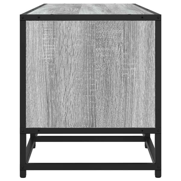 vidaXL Tv-bänk grå sonoma 210x35x41 cm konstruerat trä