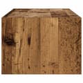 Miniatyrbilde 9 av 11: vidaXL TV-benk med LED-lys gammelt tre 100X35,5x25 cm