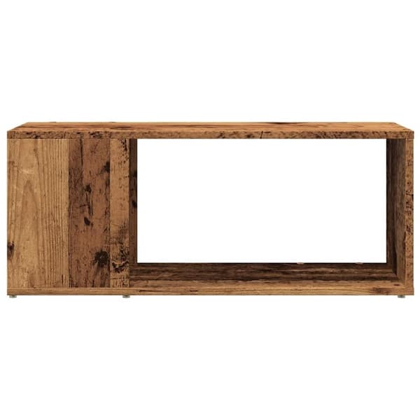 vidaXL TV-benk gammelt tre 80x24x32cm konstruert tre