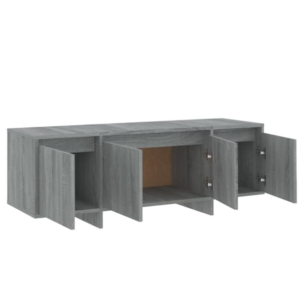 Tv-bänk grå sonoma 120x30x40,5 cm konstruerat trä