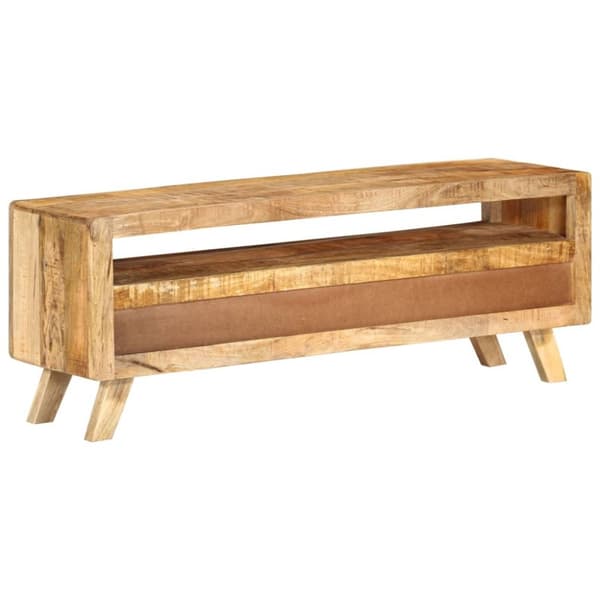 Tv-bänk 110x30x40 cm massivt mangoträ