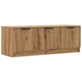 Miniatyrbillede 3 af 11: vidaXL tv-bord 102x35x36,5 cm konstrueret træ kunsteg