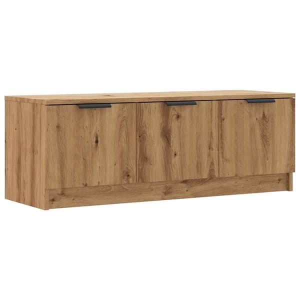 vidaXL tv-bord 102x35x36,5 cm konstrueret træ kunsteg