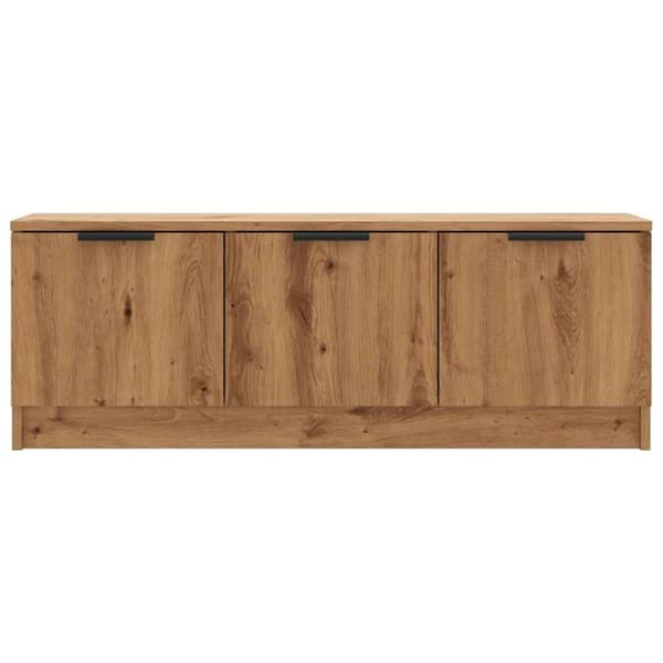 vidaXL tv-bord 102x35x36,5 cm konstrueret træ kunsteg